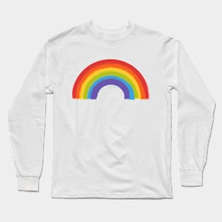 LGBT rainbow. Symbol lgbt culture. Colour icon LGBT flag. Long Sleeve T-Shirt